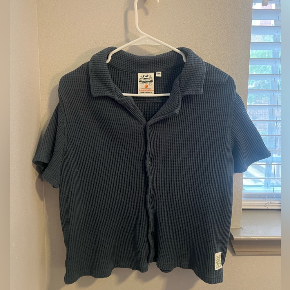 Waffle knit shirt from BEARDEDGOAT! Worn lightly 1 or 2 times.